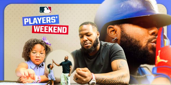 Vladimir Guerrero Jr. share special bond with daughter Vlaimel