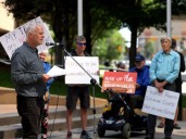 Calgary climate protestors call carbon capture 'pipe dream'