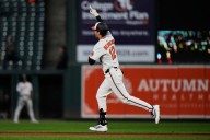 Orioles' Dylan Beavers homers in Camden Yards debut