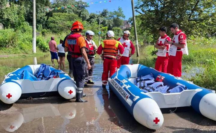 Lluvias dejan daños en 240 casas de dos municipios de Morelos, estima Protección Civil; gobierno mantiene colaboración para atender a población