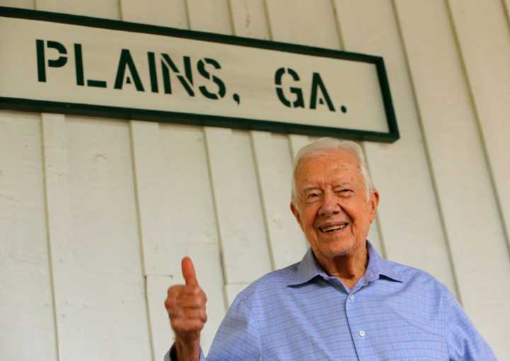 Postage stamp honoring Jimmy Carter unveiled
