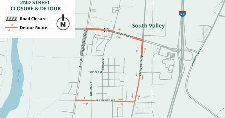 Road Warrior: Second Street to close by Rio Bravo for two months due to road work