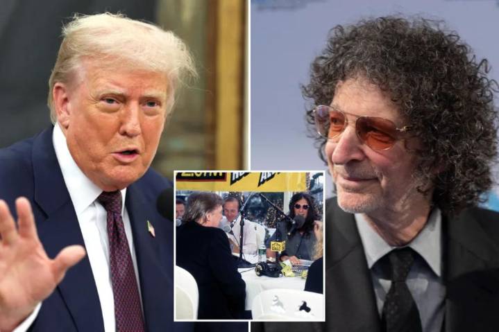 Trump claims Howard Stern's SiriusXM show 'went down' after the shock jock endorsed Hillary Clinton in 2016