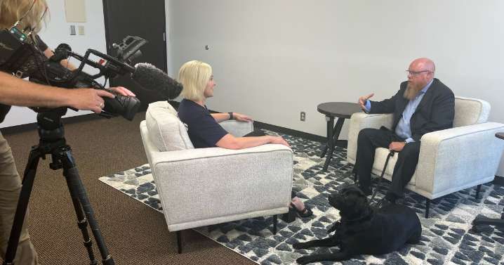 March wildfires prompt agency’s need for therapy dog