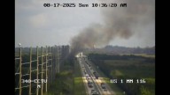 Small grass fire ignites off US 1 in South Miami