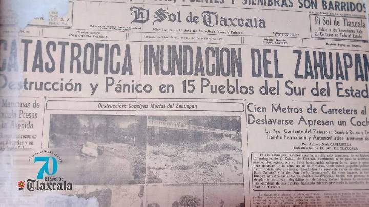 70 Aniversario | En 1957 el río Zahuapan mostró su furia a los tlaxcaltecas