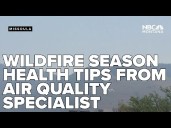 Air quality specialist shares health tips for wildfire season