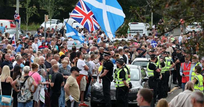 Neo-Nazis and convicted violent thug organising and backing Scots anti