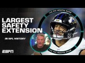 NFL HISTORY 🚨 Kyle Hamilton reaches 4-year/$100.4 million extension w/ Ravens