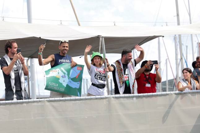 Greta Thunberg wears ‘We are all Palestine Action’ shirt on journey to Gaza