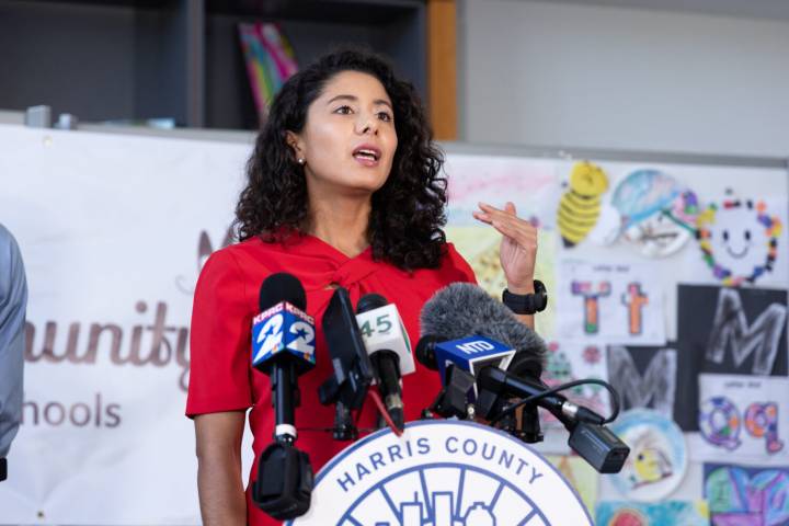 Harris County commissioners call for order while rejecting Hidalgo’s proposed tax hike for education programs