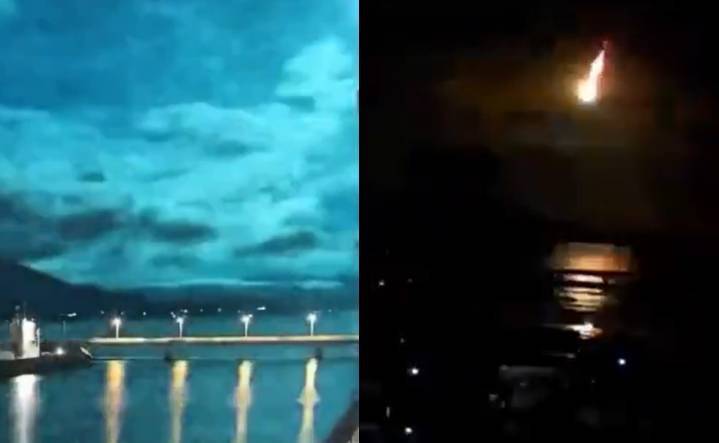 La espectacular bola de fuego que convirtió la noche en día en Japón