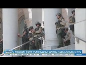 President Trump won't rule out sending federal forces to NYC