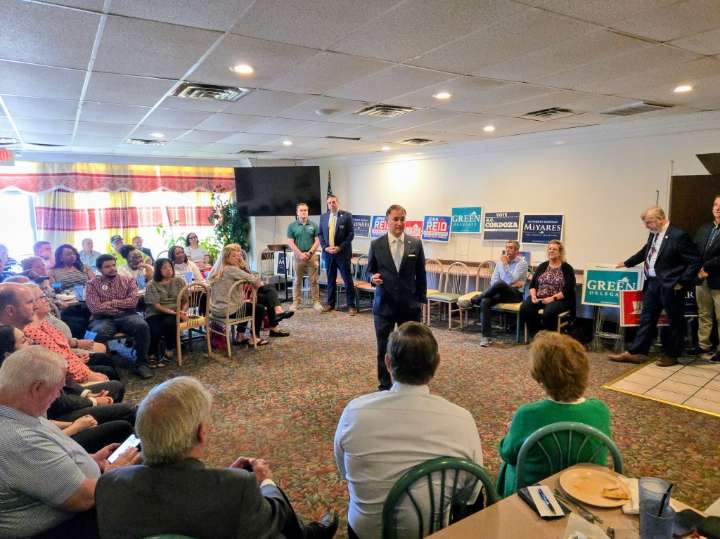 Jason Miyares stumps in York County with GOP leaders