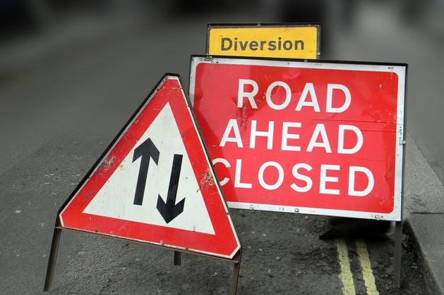 Gall Bog Road in Banbridge: Co Down road closed due to overturned oil tanker