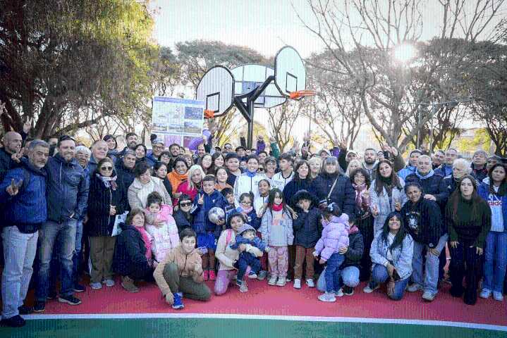 Mayra y Ceci Soler inauguraron el Parque de los Deportes