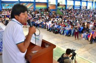 Según Evo Morales, maniobra militar de EEUU cerca de Venezuela "amenaza la paz en la región"