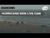 LIVE: People along Virginia Beach as eastern coastline braces for potential Hurricane Erin impacts