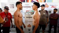 Tras el pesaje, se declaran listos los gladiadores de la función ‘Fuego en el Ring’, en Mazatlán