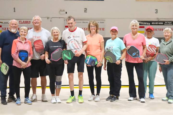 Pedalling for Parkinson's bike tour stops in Ponoka for game of pickleball
