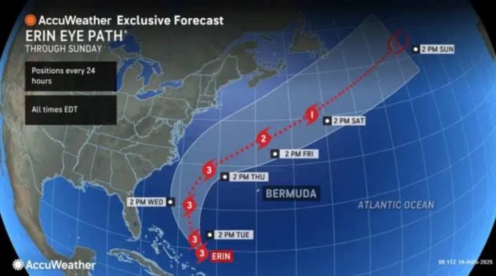 Hurricane Erin to cause fierce waves, rip currents, beach erosion at Jersey Shore
