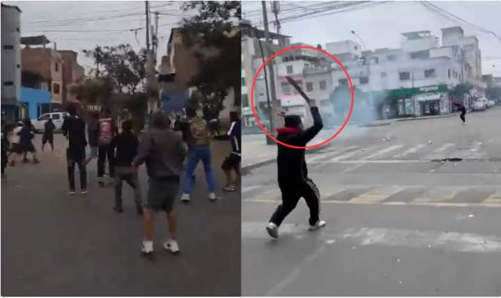 Dos menores baleados y cinco adultos heridos por barras bravas