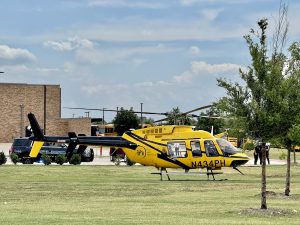 Construction worker falls from water tower site in Canyon Falls, airlifted to hospital