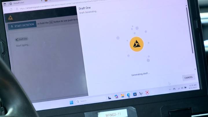 Wheat Ridge police using AI software to cut down on report writing time