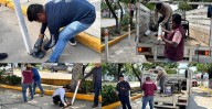 Retiran 49 postes que obstruían la vía pública en avenida Universidad
