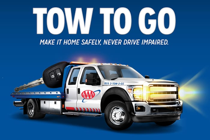 AAA to offer free ‘Tow to Go’ service to discourage impaired driving during Labor Day weekend