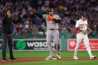 Orioles blow late lead, then beat Boston 4-3 in 11 on Basallo’s RBI