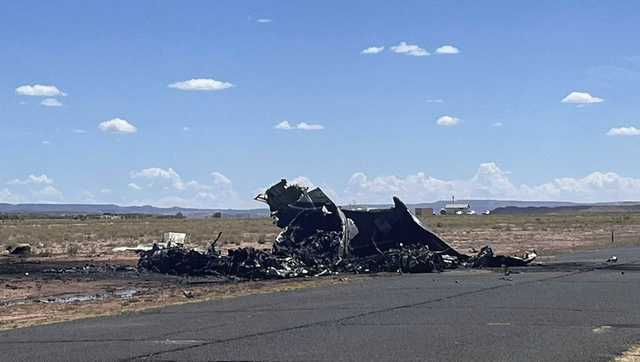 Four killed when medical transport plane crashed on Navajo Nation in Arizona