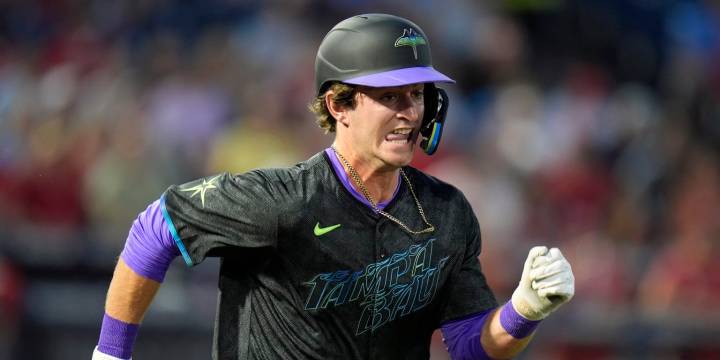Carson Williams homers in MLB debut for Rays