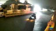 VIDEO: Rideshare vehicle ‘mistakenly entered’ Morgan Creek during heavy rain