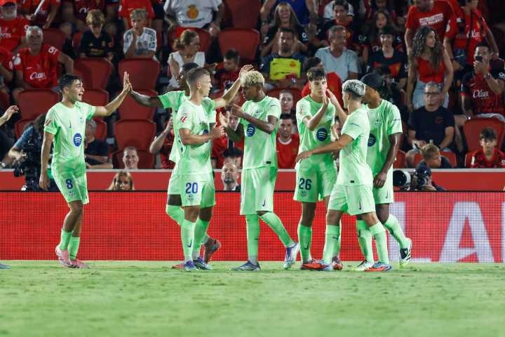 Barcelona inició defensa por el título con una goleada al Mallorca