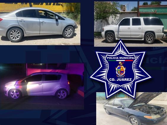 Recuperaron cuatro autos robados tras operativo especial