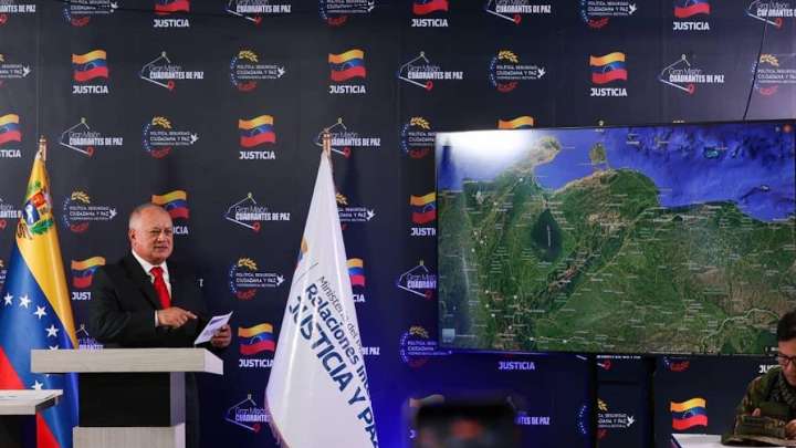 Ministro Cabello: El que intente pasar droga por Venezuela tendrá una respuesta contundente