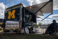 Trailer tailgaters ‘bleed maize and blue’ for Michigan football’s season opener