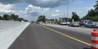 I-16 shut down by Chatham Parkway, vehicle in ditch