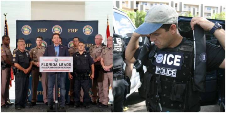 Ron DeSantis acusa a ICE de “robar” policías de Florida en medio de creciente tensión migratoria