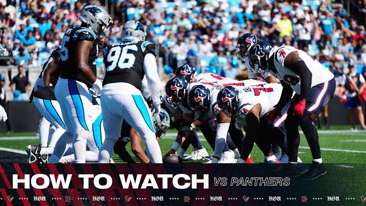 Houston Texans vs Carolina Panthers: How to Watch, Listen, & Live Stream