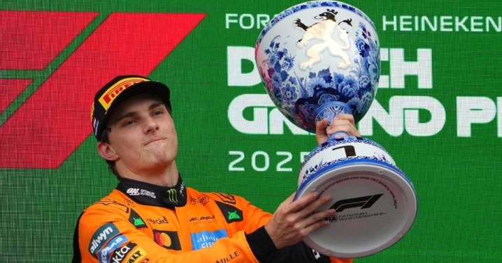 F1: Así va el campeonato de pilotos 2025 tras el Gran Premio de Países Bajos y la victoria de Oscar Piastri