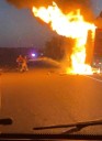 20 tons of ribeye steaks go up in flames on street