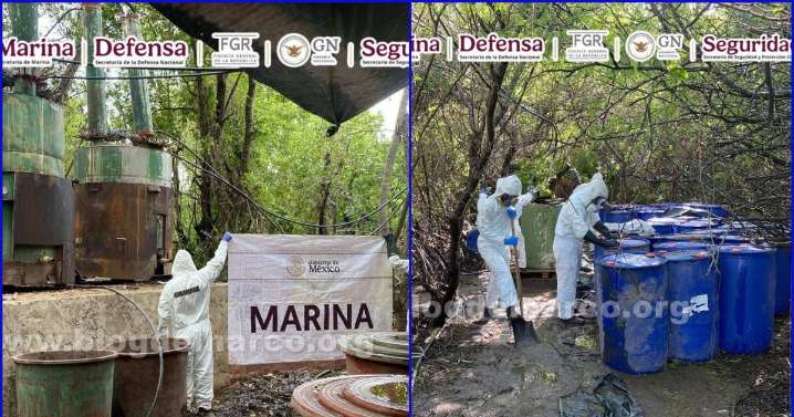 Golpe al narco en Nayarit: Decomisan 13 toneladas de metanfetaminas