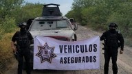 Defensa y Guardia Estatal aseguran vehículo con blindaje artesanal y un fusil AK