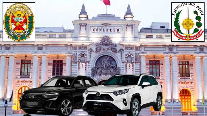 Congreso impulsa ley para prohibir que altos mandos de Fuerzas Armadas y Policía compren carros lujosos