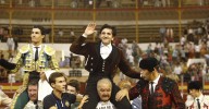 Las mejores imágenes de la corrida de toros de Diego Ventura, Talavante y Pablo Aguado, en Almería