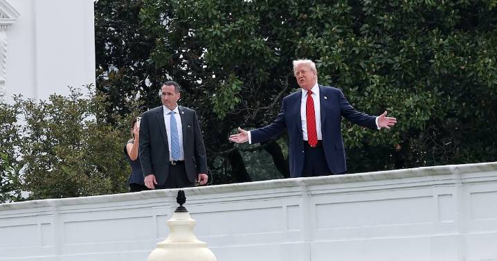 Donald Trump Eyes White House Roof in Odd Follow