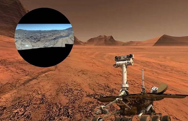NASA presenta fotos del ‘cielo azul y despejado’ de Marte tomadas por el Perseverance
