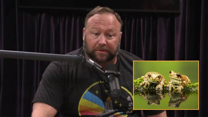 Study: Gay Frog Population Has Grown By 492% Since Alex Jones Social Media Ban